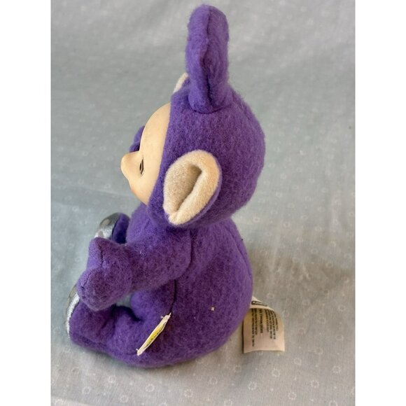 VTG Playskool 1998 Teletubbies Tinky Winky Plush Purple Doll Retro 6" - Picture 7 of 8